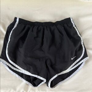 Nike Black Athletic Shorts with Tempo Design